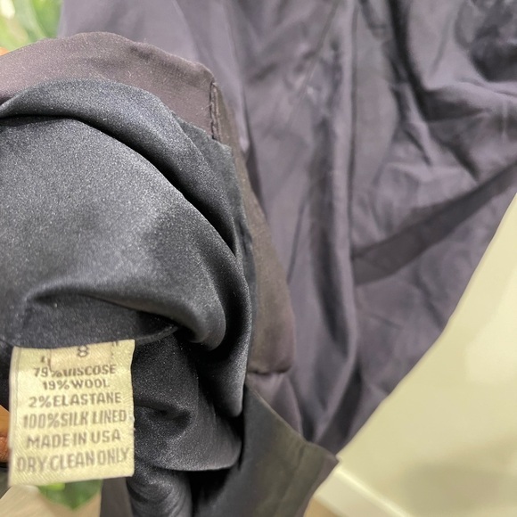 Lela Rose Women's Purple Viscose Sheer Embroidered Midi Dress Size 8 - Picture 8 of 9